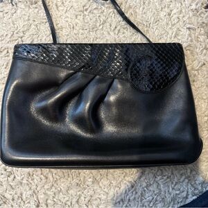 Salvatore Ferragamo Black Shoulder Bag